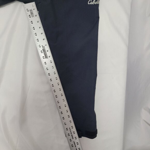 Cabela's Guidewear GoreTex Waterproof Outdoor Full-Zip Jacket Men' Navy Size L/L - Picture 10 of 12